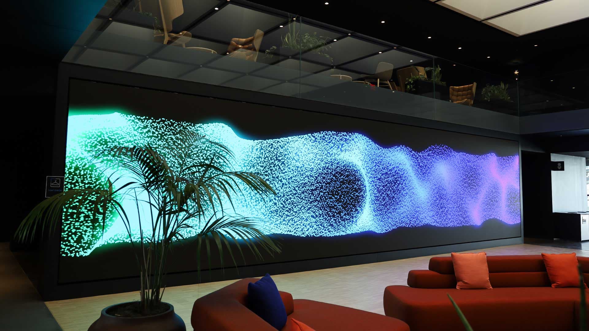 Google Pier 57 installed screen system